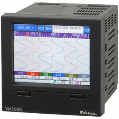 VM7000A 觸摸屏日本ohkura大倉無(wú)紙記錄儀