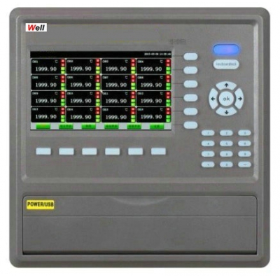 Well出品WTP700 8-64ch7英寸觸摸屏無(wú)紙記錄儀